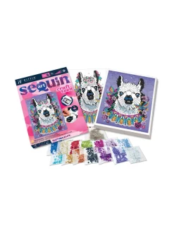 KITFIX Paljettimaalaus teineille Laama