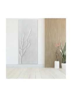 Koivu akustiikkataulu valkoinen pystysuuntainen