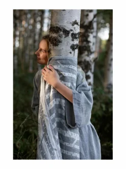 Koivu-pellavapyyhe 95 x 150 cm