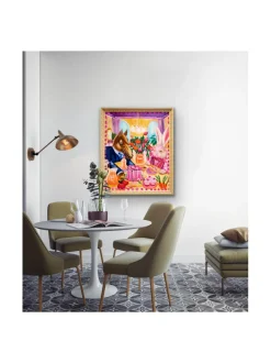 Kukat syödään viimeisenä, 110x90 cm, öljyvärimaalaus, Pia Rydman