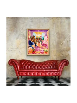 Kukat syödään viimeisenä, 110x90 cm, öljyvärimaalaus, Pia Rydman