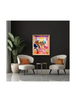 Kukat syödään viimeisenä, 110x90 cm, öljyvärimaalaus, Pia Rydman