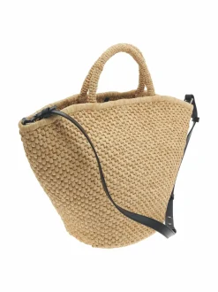 Large Chelsea Tote in Natural Raffia -laukku