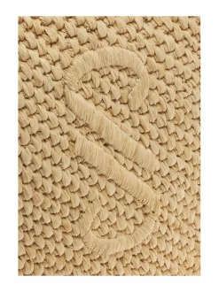 Large Chelsea Tote in Natural Raffia -laukku