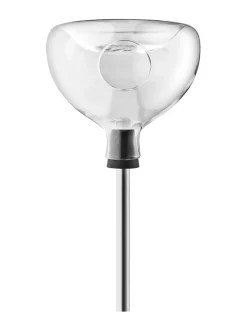 Lasinen lintulauta ja -kylpy