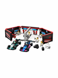 LEGO City F1®-talli ja Mercedes-AMG‑ ja Alpine-autot 60444