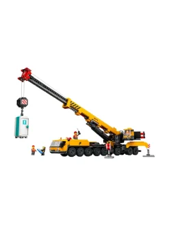 LEGO City Keltainen ajettava rakennusnosturi 60409
