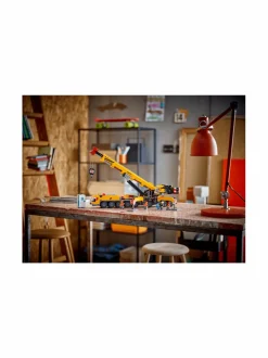 LEGO City Keltainen ajettava rakennusnosturi 60409