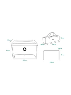 Lionelo matkasänky Lo-Stefi