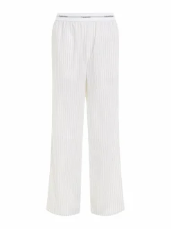 Logo Poplin -pyjamahousut