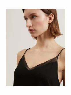 Lulea Chiffon Detail V-neck -toppi