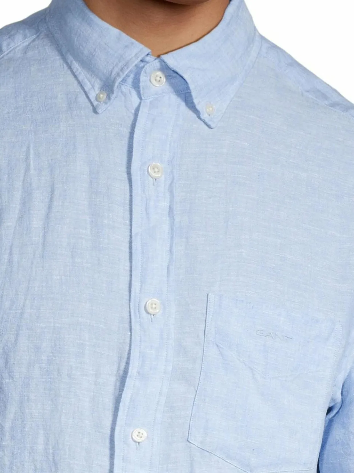 Lyhythihainen regular fit -pellavapaita