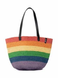 Majani Shopper Basket Rainbow M -olkalaukku