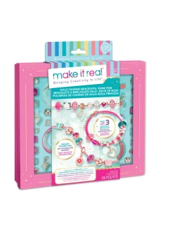 MAKE IT REAL Think pink -rannekorujen valmistussetti