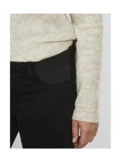 Mamalicious Mllola Slim Black Jeans odotushousut