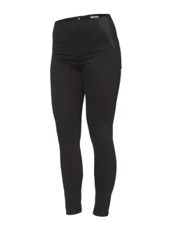Mamalicious MlLola Slim Black Jeans housut