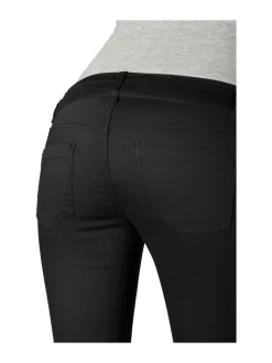 Mamalicious Shelly Black Slim Pants-Noos housut - musta