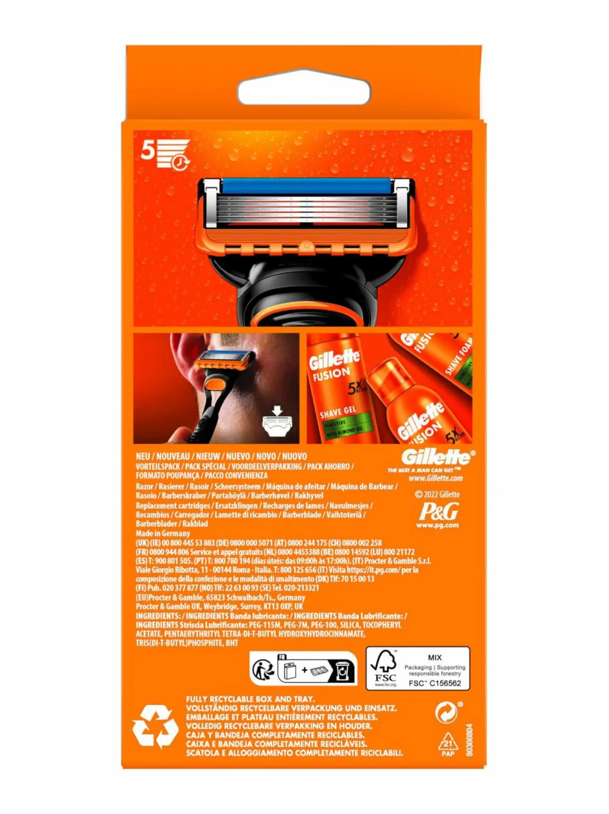 Manual Shaving Razor -partahöylä+ 4 vaihtoterä