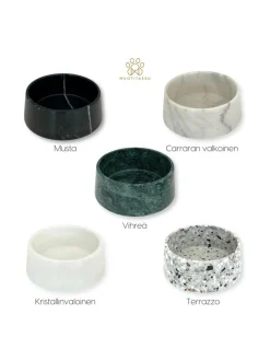 Marmorinen design ruokakulho - Vihreä