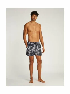 Medium Drawstring Print -uimahousut