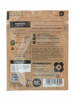 Merino-tekstiilin korjauslaastari