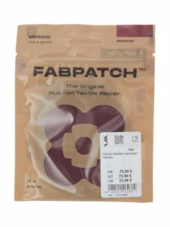 Merino-tekstiilin korjauslaastari