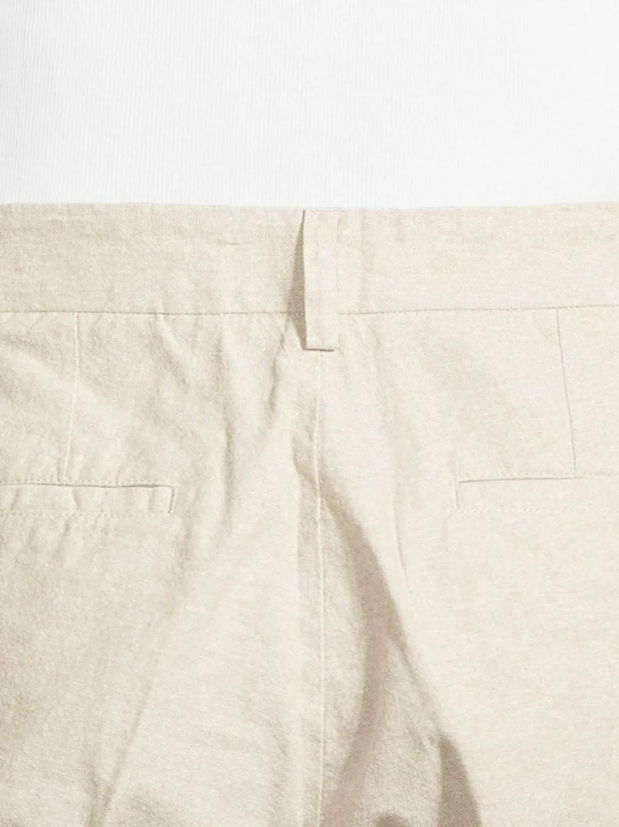 Mexico-pellavasekoitteiset chinoshortsit