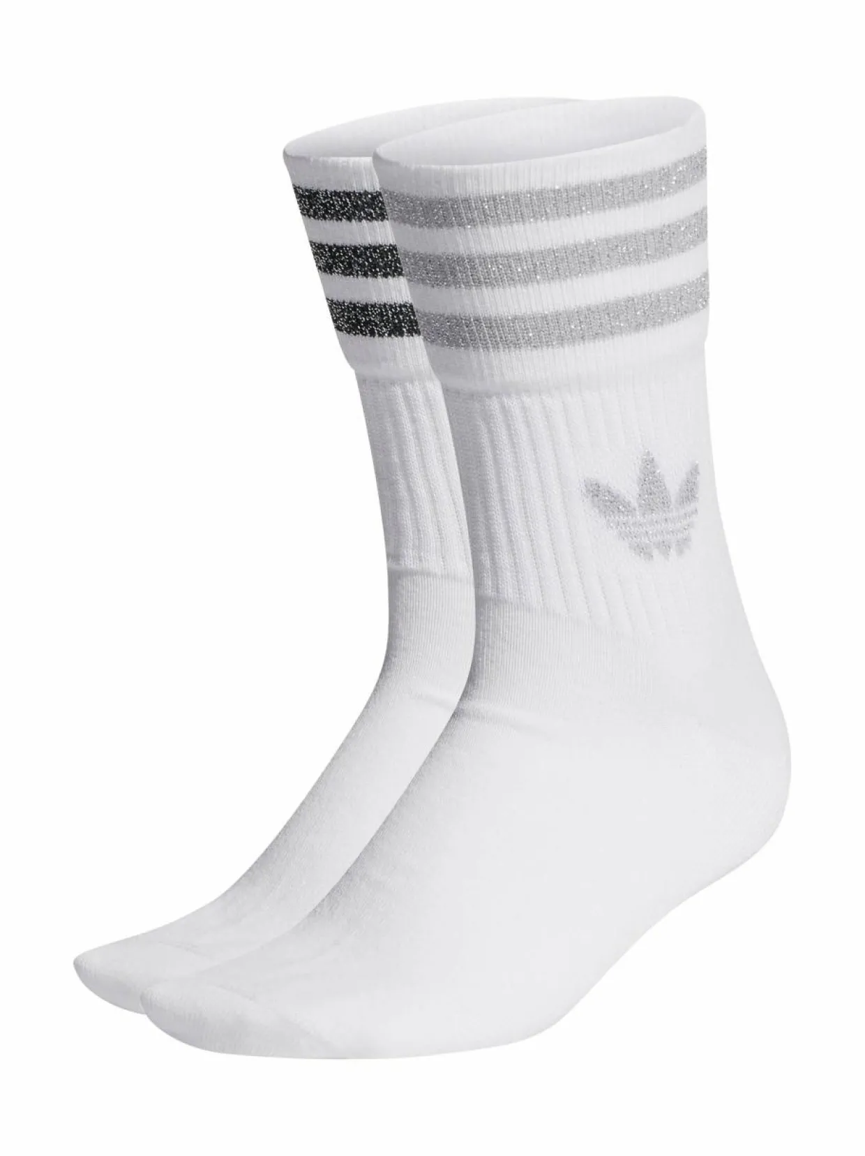 Mid-Cut Glitter Crew -sukat 2-pack