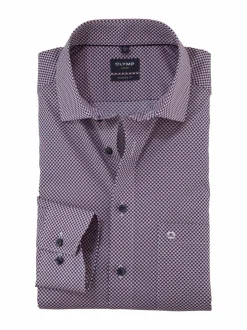 Modern Fit Cotton -printtikuvioitu kauluspaita