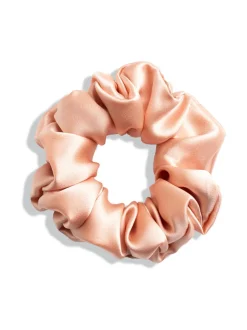 Mulberry Silk Scrunchie -hiusdonitsi - vaaleanpunainen