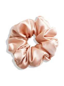 Mulberry Silk Scrunchie -hiusdonitsi - vaaleanpunainen