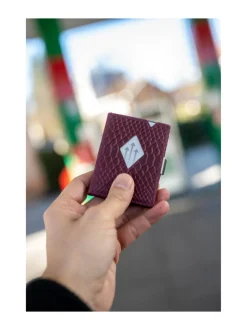 Nahkalompakko Purple Cobra