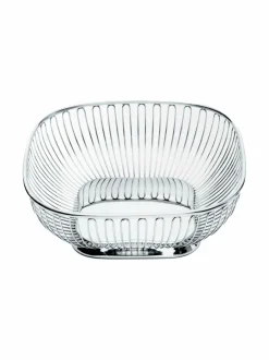 Nelikulmainen teräslankakori 23 x 23 cm