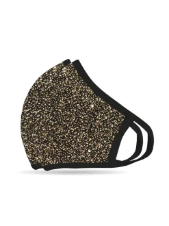 NEQI Reusable Face Mask Tuplapakkaus, Leopard + Bronze