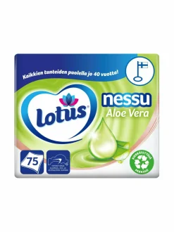 Nessu Aloe Vera -nenäliina 75 kpl