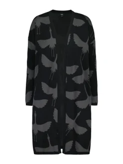 Nina -neuletakki, Cranes, musta