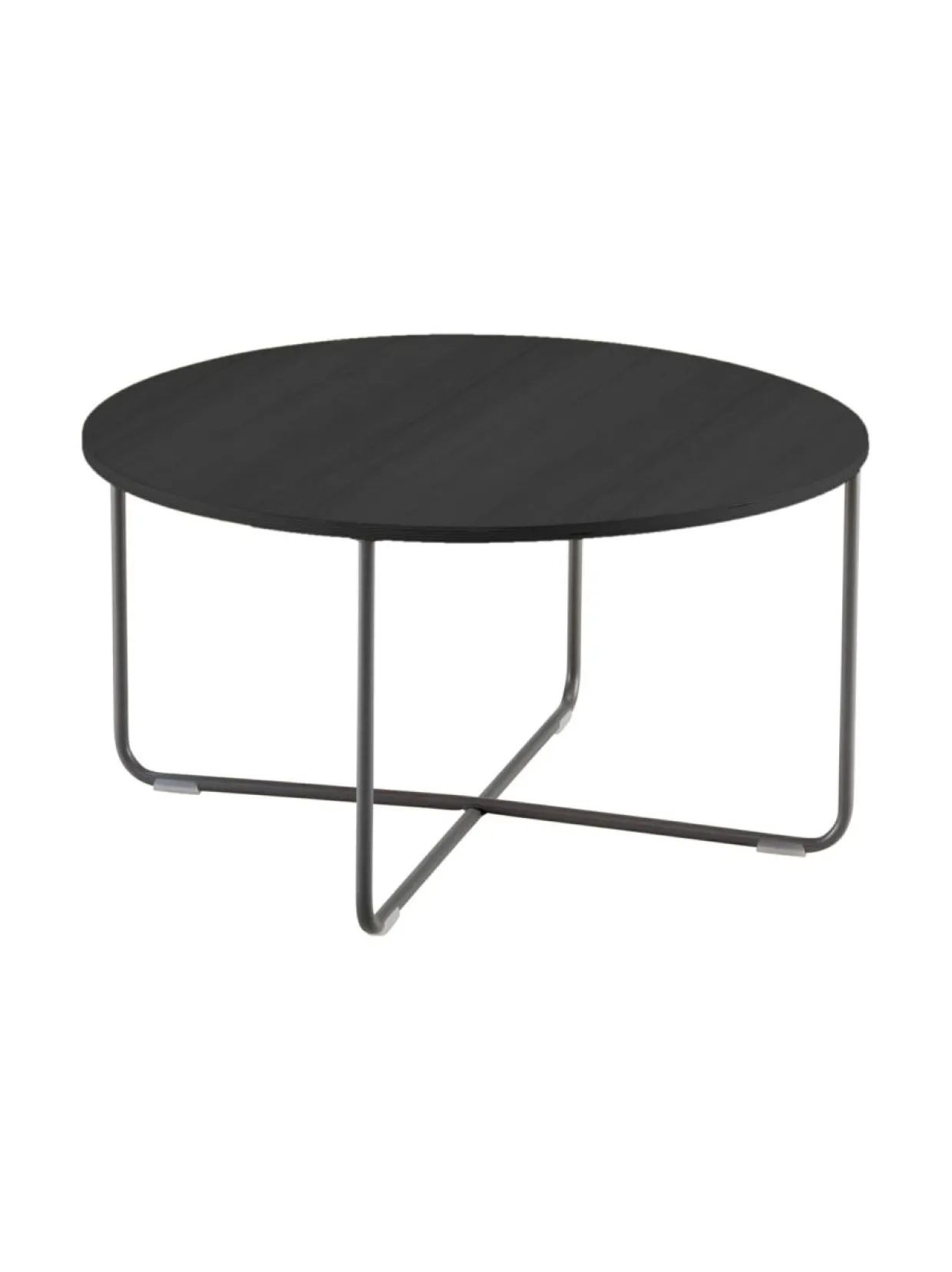 Nordic -sohvapöytä, Tumma ∅ 80 cm