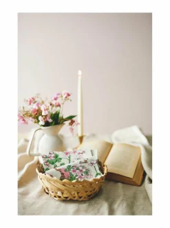 Nuppu Pelargonia -servetti 33 x 33 cm, 20 kpl