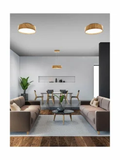 Oak LED -plafondi ø 50 cm