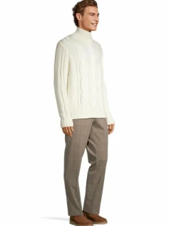 Olsen-villasekoiteneule palmikkokuviolla