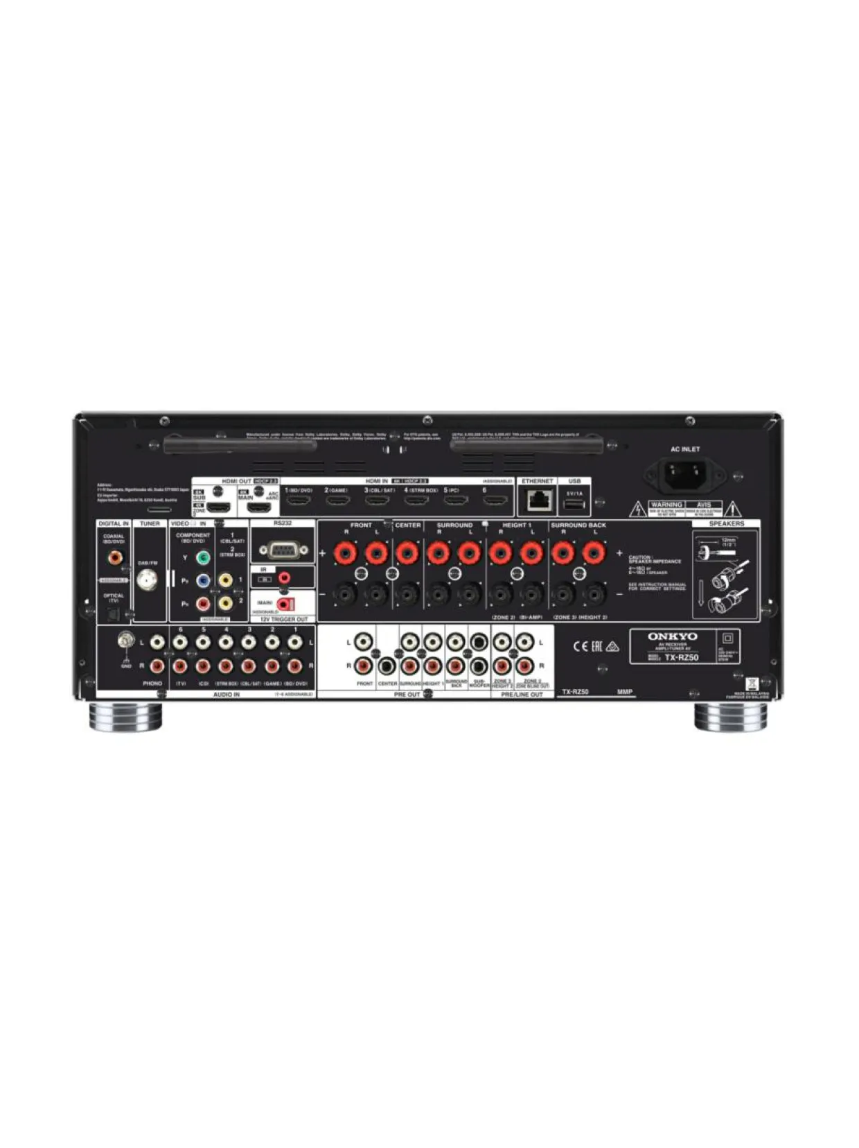 Onkyo TX-RZ50M2 9.2 AV-Vahvistin