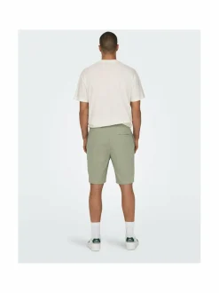 OnsLinus- puuvilla-pellavashortsit