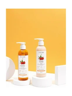 Organic Castor Duo Set -hiustenhoitopakkaus, 2 tuotetta