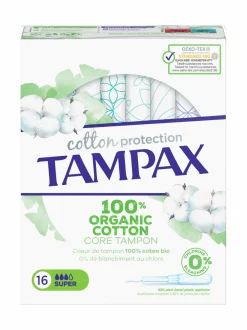 Organic Cotton Super -tamponi 16 kpl