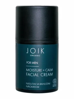 Organic for Men Moisture & Calm Facial Cream -kasvovoide, 50ml