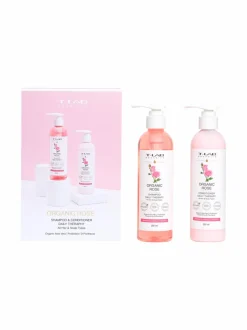 Organic Rose Duo Set -hiustenhoitopakkaus, 2 tuotetta