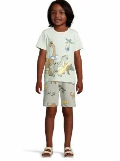 Patterned Jersey -shortsit