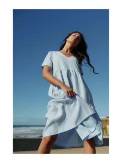 Pellava Kerrosmekko, Sky Blue