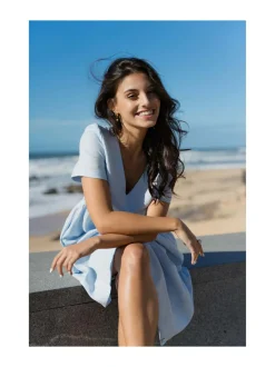 Pellava Kerrosmekko, Sky Blue