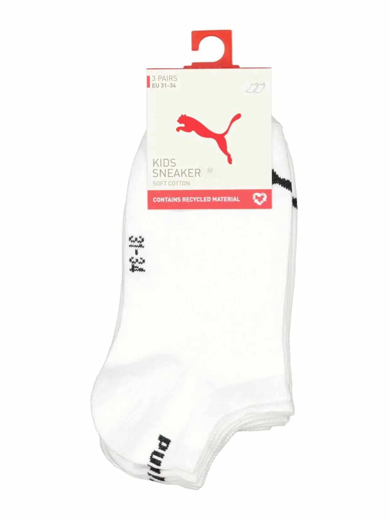 Plain Sneaker -sukat 3-pack